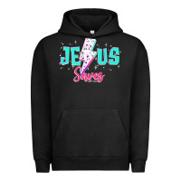 Pigment Black jesus saves Urban Hoodie - JahusDesignShop