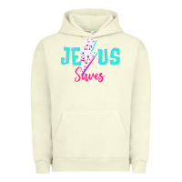 Pigment Pistachio jesus saves Urban Hoodie - JahusDesignShop