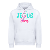 White jesus saves Urban Hoodie - JahusDesignShop