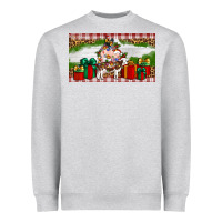 Heather Grey Stocked christmas farm Heavyweight Sweatshirt - Artiststas