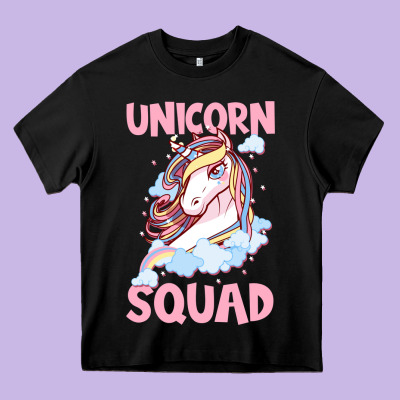 Unicorn Squad Heavy Core Tee Designed By Bettercallsaul