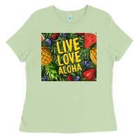 Matcha live love aloha Ladies Tee - TumblerDesignByShophia