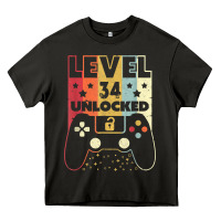 Asphalt level 34 unlocked shirt video gamer 34th birthday gifts tee t shirt Heavy Core Tee - longCreatives