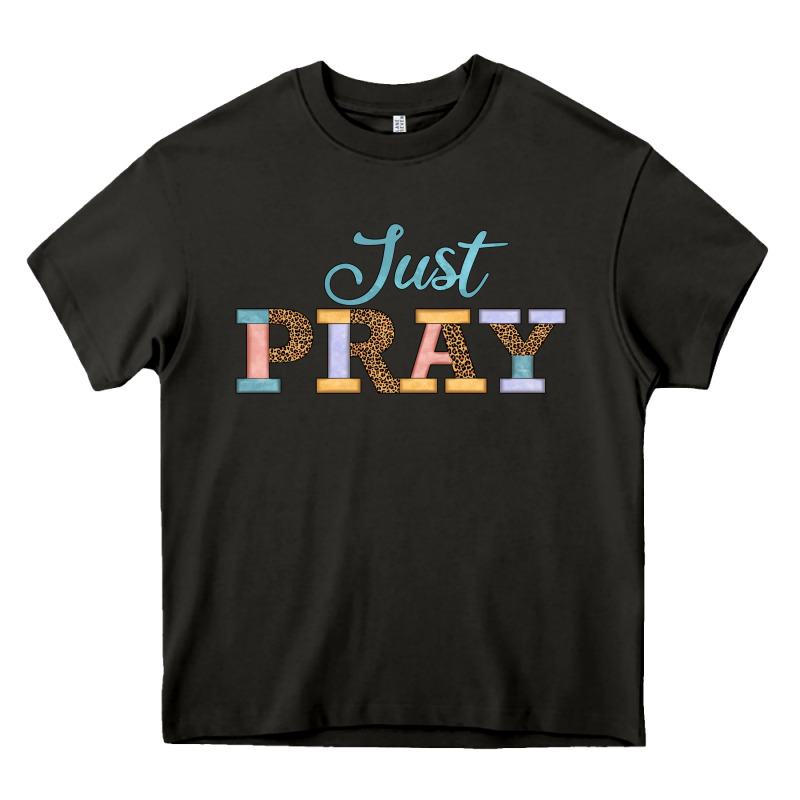 Just Pray Heavy Core Tee by JahusDesignShop | Teevron