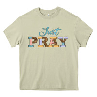 Mossy Just Pray Heavy Core Tee - JahusDesignShop