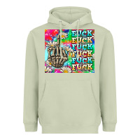 Matcha fuck everything skeletons Heavyweight Hoodie - AdoDesignShop