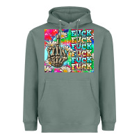 Sage fuck everything skeletons Heavyweight Hoodie - AdoDesignShop