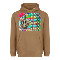 Toasted Coconut fuck everything skeletons Heavyweight Hoodie - AdoDesignShop