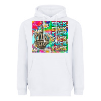 White fuck everything skeletons Heavyweight Hoodie - AdoDesignShop
