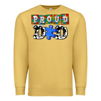 Antique Gold proud dad Premium Sweatshirt - AdoDesignShop