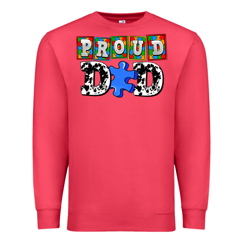 Proud Dad Premium Sweatshirt by AdoDesignShop | Teevron