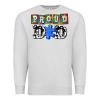 Dove Grey proud dad Premium Sweatshirt - AdoDesignShop