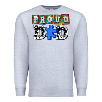 Heather Grey proud dad Premium Sweatshirt - AdoDesignShop