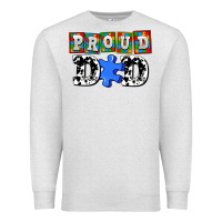 Oatmeal Heather proud dad Premium Sweatshirt - AdoDesignShop