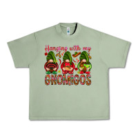 Oil Green Hanging with my gnomigos Mexico Urban Heavy Tee - HowdyJamesFarm