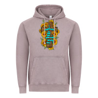 Faith Sunflower Leopard Cross Olivia Vintage Hoodie | Teevron