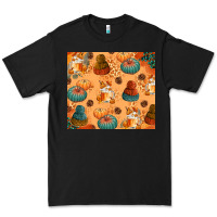 Black Fall Pumpkins Autumn Coffee Premium Tee - texasbilliewilder
