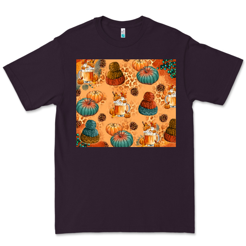 Fall Pumpkins Autumn Coffee Premium Tee by texasbilliewilder | Teevron