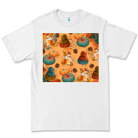 White Fall Pumpkins Autumn Coffee Premium Tee - texasbilliewilder