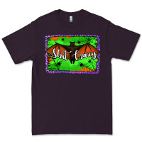 Plum bat shit crazy with background Premium Tee - Jasminsmagicworld