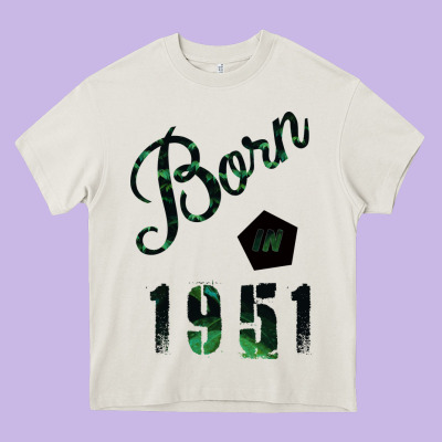 Born In 1951 Heavy Core Tee Designed By Bettercallsaul