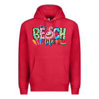 Cardinal Besch Life Premium Hoodie - CowhideDigitalArt