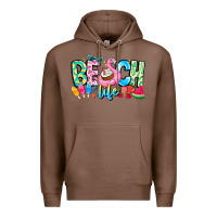 Chestnut Besch Life Premium Hoodie - CowhideDigitalArt