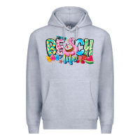 Heather Grey Besch Life Premium Hoodie - CowhideDigitalArt