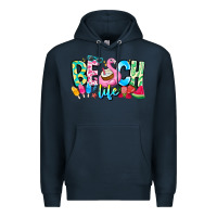 Navy Besch Life Premium Hoodie - CowhideDigitalArt
