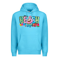 Ocean Blue Besch Life Premium Hoodie - CowhideDigitalArt