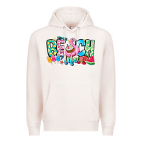 Pale Pink Besch Life Premium Hoodie - CowhideDigitalArt
