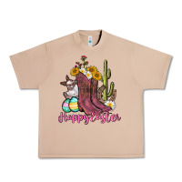 Burro Happy Easter western Easter Day Urban Heavy Tee - CowGirlArtShop