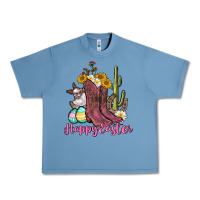 Pebble Blue Happy Easter western Easter Day Urban Heavy Tee - CowGirlArtShop