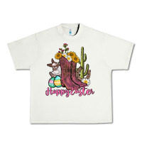Pistachio Happy Easter western Easter Day Urban Heavy Tee - CowGirlArtShop