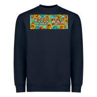 Navy Hello fall gnomes Heavyweight Sweatshirt - Artiststas