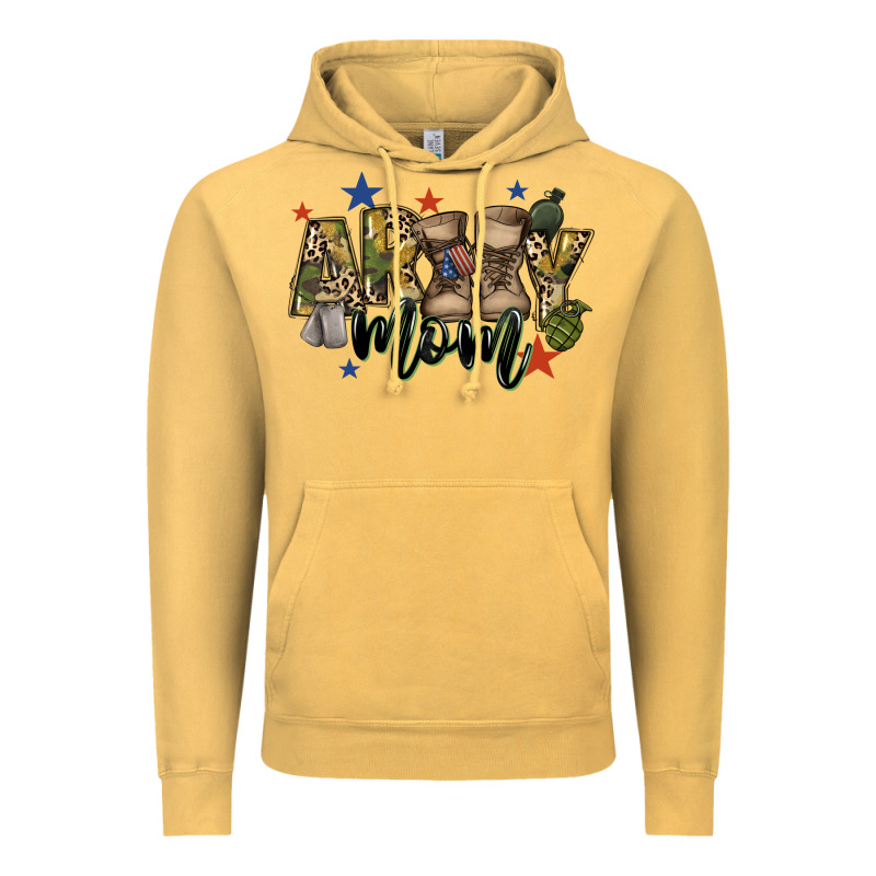 Army Mom Vintage Hoodie by FaDigitalArtStudio | Teevron