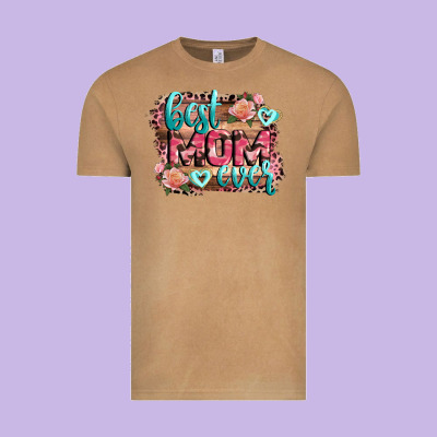 Best Mom Ever Mother's Day Vintage Tee Designed By Cowgirlartshop