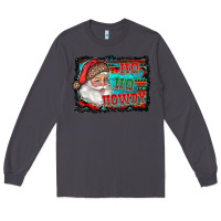 Smoke ho ho howdy with santa Long Sleeve Tee - RanaPortraitStore