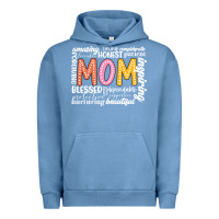 Pigment Pebble Blue mom Urban Hoodie - JahusDesignShop