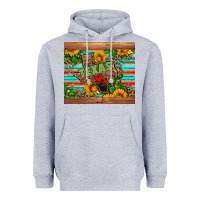 Heather Grey texas Heavyweight Hoodie - AdoDesignShop