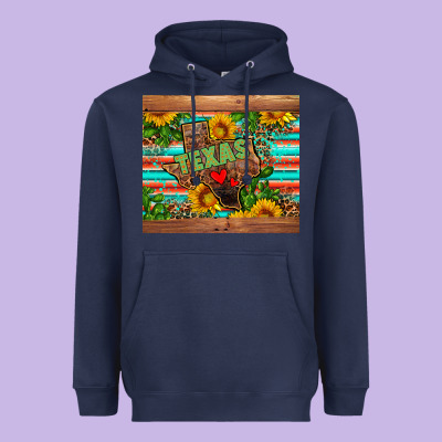Texas Heavyweight Hoodie Designed By Adodesignshop