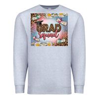 Heather Grey grad squad Premium Sweatshirt - AdoDesignShop