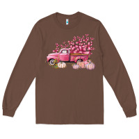 Chestnut Breast Cancer truck Long Sleeve Tee - FaDigitalArtStudio