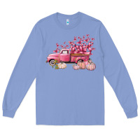 Colony Blue Breast Cancer truck Long Sleeve Tee - FaDigitalArtStudio