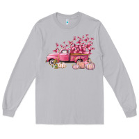 Moon Dust Breast Cancer truck Long Sleeve Tee - FaDigitalArtStudio
