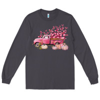 Smoke Breast Cancer truck Long Sleeve Tee - FaDigitalArtStudio