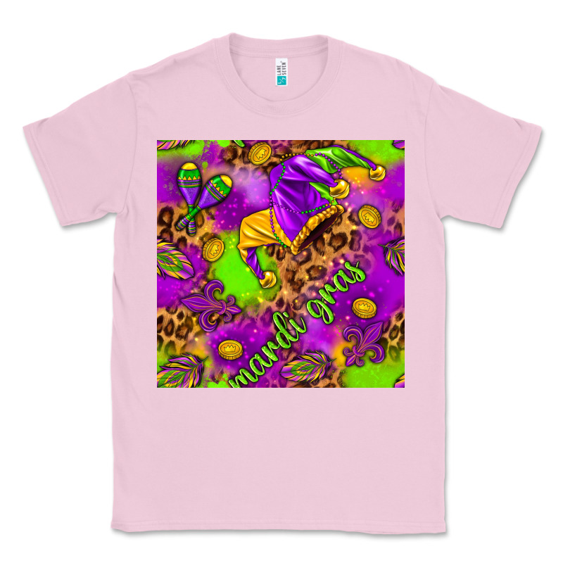 Mardi Gras And Jester Hat Seamless Pattern Classic Tee by HowdyJamesFarm | Teevron