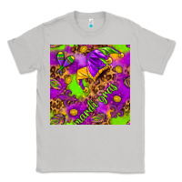 Moon Dust Mardi Gras and jester hat seamless pattern Classic Tee - HowdyJamesFarm