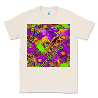 Natural Mardi Gras and jester hat seamless pattern Classic Tee - HowdyJamesFarm