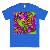 True Royal Mardi Gras and jester hat seamless pattern Classic Tee - HowdyJamesFarm